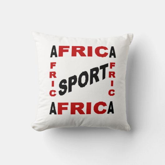 Coussin décoratif 406X40cm DESIGN AFRICA SPORT クッション (正面)