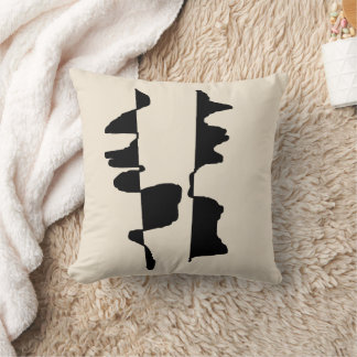 Coussin Décoratif Abstrait Dual face - Écru クッション