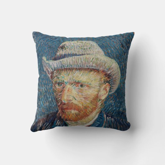 Coussin décoratif Auto portrait Van Gogh クッション (裏面)