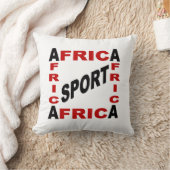 Coussin décoratif blanc AFRICA SPORT クッション (ブランケット)