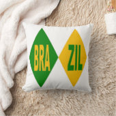 Coussin décoratif blanc BRAZIL クッション (ブランケット)