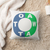 Coussin décoratif blanc DESIGN OTTAWA クッション (ブランケット)