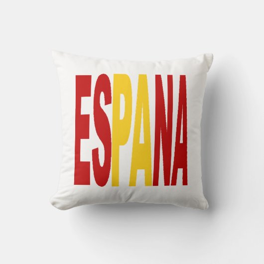 Coussin décoratif blanc ESPANA クッション (正面)