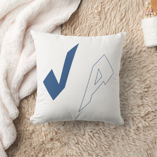 Coussin décoratif blanc VIRGINIA クッション (ブランケット)
