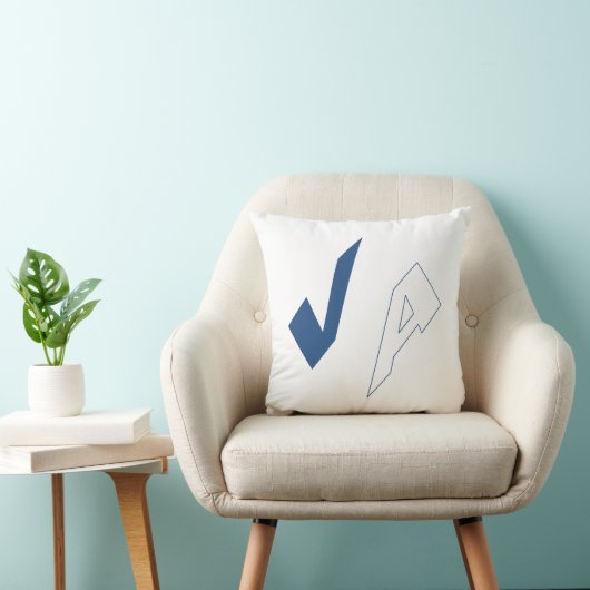 Coussin décoratif blanc VIRGINIA クッション (椅子)
