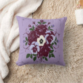 Coussin décoratif - Bouquet de Violettes クッション (ブランケット)