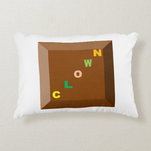 Coussin décoratif CHOCOLAT CLOWN アクセントクッション (正面)