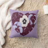 Coussin décoratif Cœur de Violettes クッション (ブランケット)