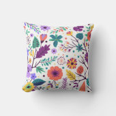 Coussin décoratif composition florale クッション (正面)