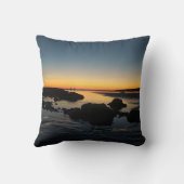 coussin décoratif, coucher de soleil plage  クッション (裏面)