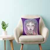 Coussin décoratif Déesse de la nuit violette クッション (椅子)
