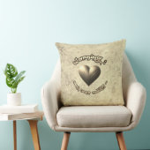 Coussin décoratif - golden heart クッション (椅子)