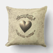Coussin décoratif - golden heart クッション (正面)