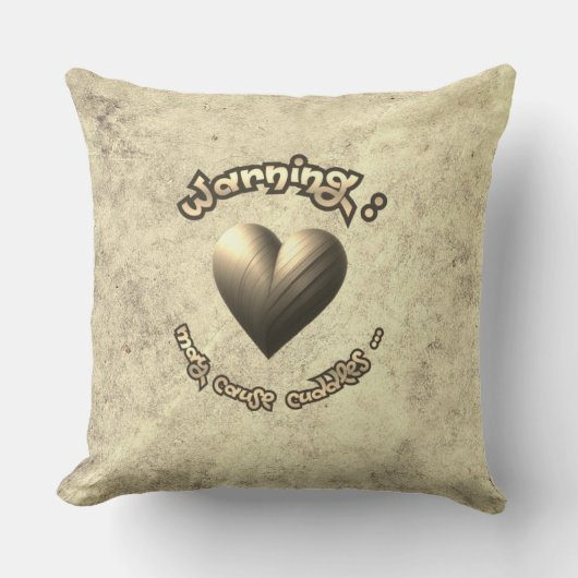 Coussin décoratif - golden heart クッション (正面)