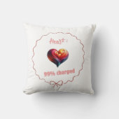 Coussin décoratif -  Heart 99% Charged クッション (正面)