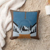 Coussin Décoratif Hivernal - Boule à Neige クッション (ブランケット)