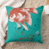 coussin décoratif "Liberté" Poisson rouge  クッション (ブランケット)