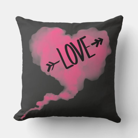 Coussin décoratif Love Cœur Nuage クッション (正面)