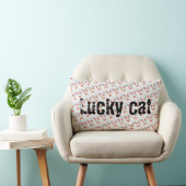 Coussin décoratif lucky cat ランバークッション (椅子)