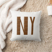 Coussin Décoratif NEW YORK CHOCOLAT クッション (ブランケット)