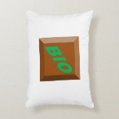 Coussin décoratif pour enfants  CHOCOLAT  BIO アクセントクッション (正面(垂直))