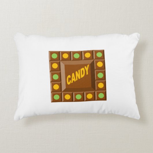 Coussin décoratif pour enfants CHOCOLAT CANDY アクセントクッション (正面)