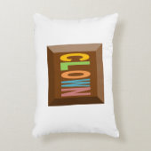Coussin décoratif pour enfants CHOCOLAT  CLOWN アクセントクッション (正面(垂直))