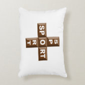 Coussin décoratif pour enfants   CHOCOLAT  SPORT  アクセントクッション (正面(垂直))