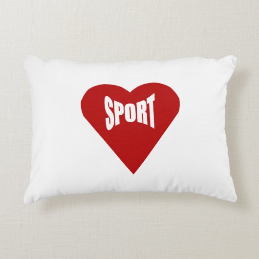 Coussin décoratif pour enfants  LOVE  SPORT アクセントクッション (正面)