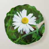 Coussin décoratif rond, Motif marguerite  ラウンドクッション (裏面)