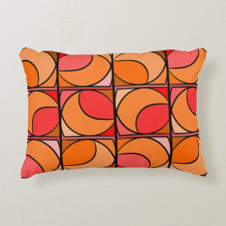 Coussin décoratif seventies orange アクセントクッション