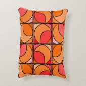 Coussin décoratif seventies orange アクセントクッション (裏面(縦))