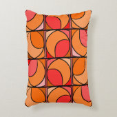 Coussin décoratif seventies orange アクセントクッション (正面(垂直))