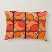 Coussin décoratif seventies orange アクセントクッション (裏面)