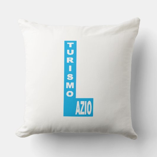 Coussin décratif garnd modèle DESIGN LAZIO TURISMO クッション (正面)