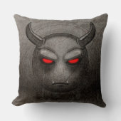 Coussin Devilmoji Vintage クッション (正面)