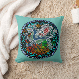 Coussin Dragon celtique クッション