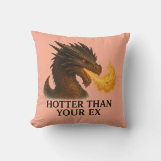Coussin drôle dragon – Hotter Than Your Ex クッション