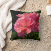 Coussin, fleur rose クッション (ブランケット)