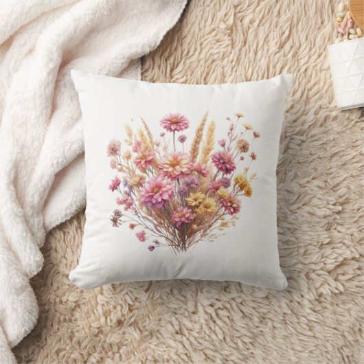 coussin fleurs クッション (ブランケット)