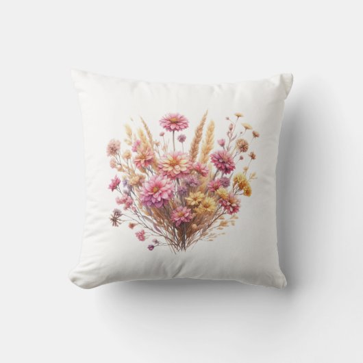 coussin fleurs クッション (正面)