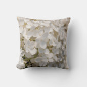 Coussin, fleurs blanche クッション (正面)