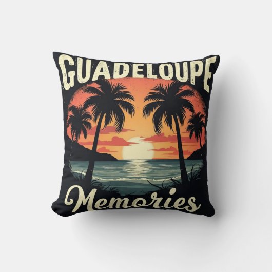 Coussin Guadeloupe Memories | Pillow クッション (正面)