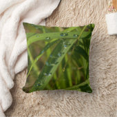 Coussin, herbe avec la rosée クッション (ブランケット)