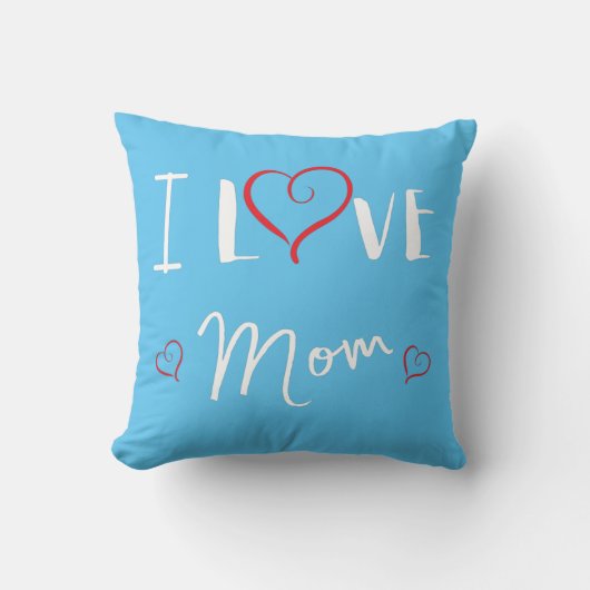Coussin I love Mom - Fêtes des mères -Maman クッション (正面)