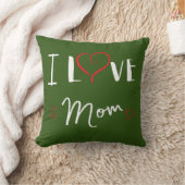 Coussin I love Mom - Fêtes des mères -Maman クッション (ブランケット)