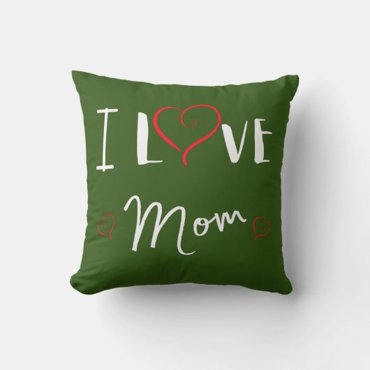 Coussin I love Mom - Fêtes des mères -Maman クッション (正面)