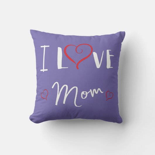 Coussin I love Mom - Fêtes des mères -Maman クッション (正面)