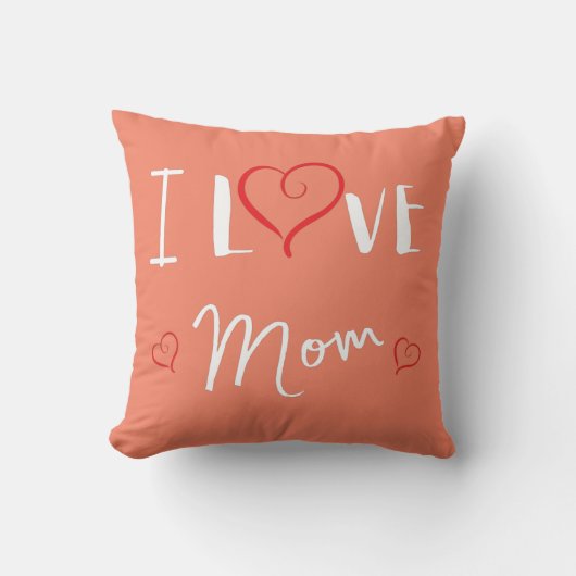 Coussin I love Mom - Fêtes des mères -Maman クッション (正面)