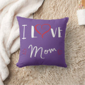 Coussin I love Mom - Fêtes des mères -Maman クッション (ブランケット)